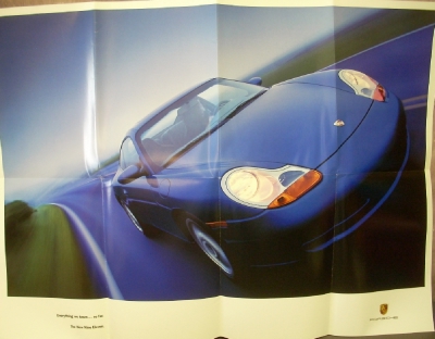 1998 Porsche Dealer Sales Brochure Folder 911 Carrera Boxster