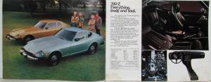 1976 Datsun to go with Everything Sales Brochure 280Z 610 710 B-210 Lil Hustler