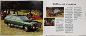 1976 Datsun 610 Sales Brochure