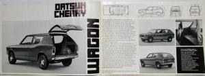 1975-1976 Datsun Wagon Sales Brochure - German Text for Swiss Market