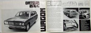 1975-1976 Datsun Wagon Sales Brochure - German Text for Swiss Market