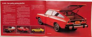 1977 Datsun Full Line Sales Brochure B-210 F-10 710 610 280-Z Pickup