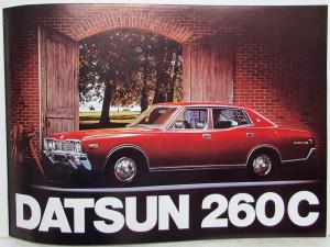 1976-1977 Datsun Full Line Sales Brochure - French Text for Swiss Market