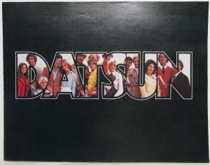1978 Datsun Full Line Sales Brochure B210 F-10 510 200SX 810 280-Z Pickup