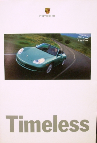 1998 Porsche Dealer Sales Brochure Folder 911 Carrera Coupe Cabriolet Boxster