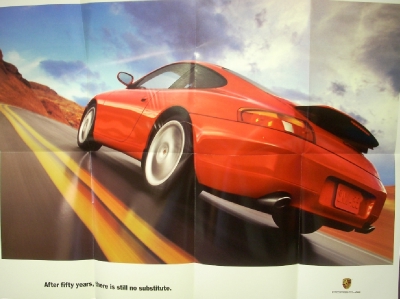 1998 Porsche Dealer Sales Brochure Folder 911 Carrera Coupe Cabriolet Boxster