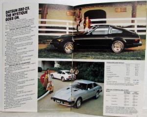 1980 Datsun Small Full Line Sales Brochure