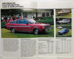 1982 Datsun by Nissan Full Line Sales Brochure