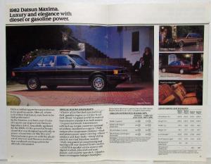 1982 Datsun by Nissan Full Line Sales Brochure