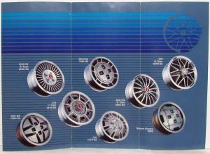 1982 Datsun Quality Aluminum Wheels Sales Folder 200SX 210 Maxima 310 Stanza