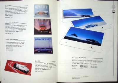 2000 Porsche Dealer Accessories Sales Brochure Catalog 911 Dated 8/99 Tequipment