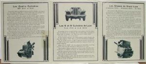 1933 Delaunay Belleville Sales Folder - French Text