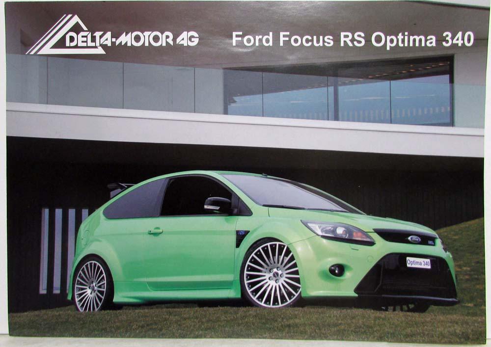 2002-2010 Ford Focus RS Delta-Motor AG Optima 340 Tuner Kit Price Sheet - German