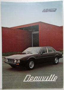 Detomaso Deauville Sales Folder - Multi-Language