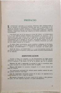 1963 Siam Di Tella Traveller Drivers Owners Manual - Spanish Text