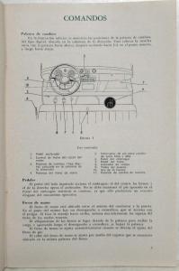 1963 Siam Di Tella Traveller Drivers Owners Manual - Spanish Text