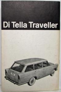 1963 Siam Di Tella Traveller Drivers Owners Manual - Spanish Text