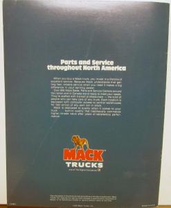1978 Mack Trucks DM Series Sales Brochure Original