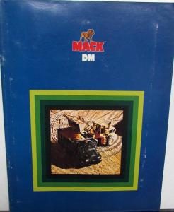 1978 Mack Trucks DM Series Sales Brochure Original
