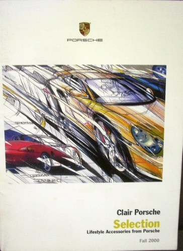 2000 Porsche Fall Dealer Lifestyle Accessories Sales Brochure Catalog Wearables