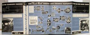 1939 GMC 550 Truck Models AC & AF Sales Brochure Folder Original Form A 311