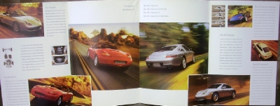 2000 Porsche Dealer Sales Brochure Folder 911 Carrera  Boxster Racing History