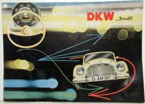 1956 Auto Union DKW 3-6 Sales Brochure