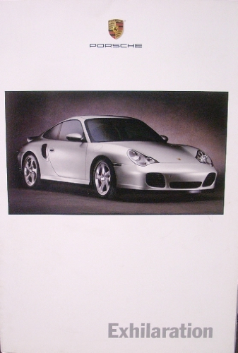 2000 Porsche Dealer Sales Brochure Folder The New 911 Turbo Carrera  Boxster