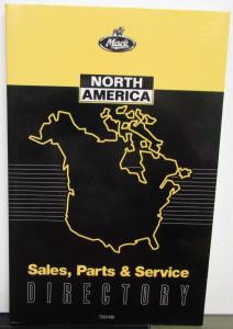 1998 Mack Trucks North America Sales Parts Service Directory Original