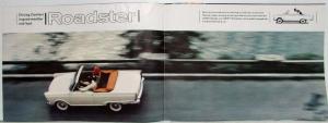 1963-1965 Auto Union DKW F12 Roadster Sales Folder Poster