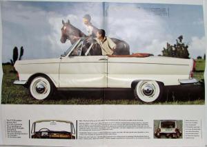 1963-1965 Auto Union DKW F12 Roadster Sales Folder Poster