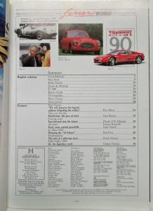 1989 Ferrari World Publication Number 2 - Includes 166 Inter Print