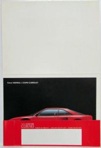 1989-1995 Ferrari Spec Cards in Folder - Japanese Mkt - Testarossa 348 Mondial