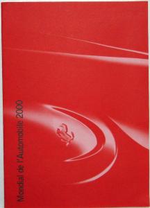 2000 Ferrari 550 Barchetta - Mondial de l Automobile Auto Show Folder