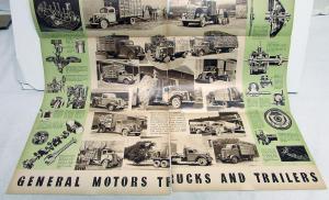 1937 GMC Farm Service Truck Value Sales Brochure Folder MAILER Fragile Original