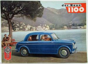 1955 Fiat 1100 Sales Folder - German Text