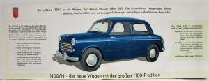 1955 Fiat 1100 Sales Folder - German Text