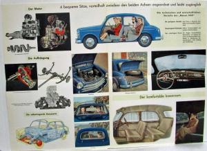 1955 Fiat 1100 Sales Folder - German Text