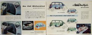 1957 Fiat 600 Sales Folder