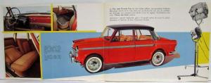 1957-1963 Fiat 1200 Grande Vue Sales Folder - French Text