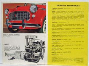 1957-1963 Fiat 1200 Grande Vue Sales Folder - French Text