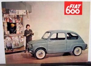 1958 Fiat 600 Sales Folder