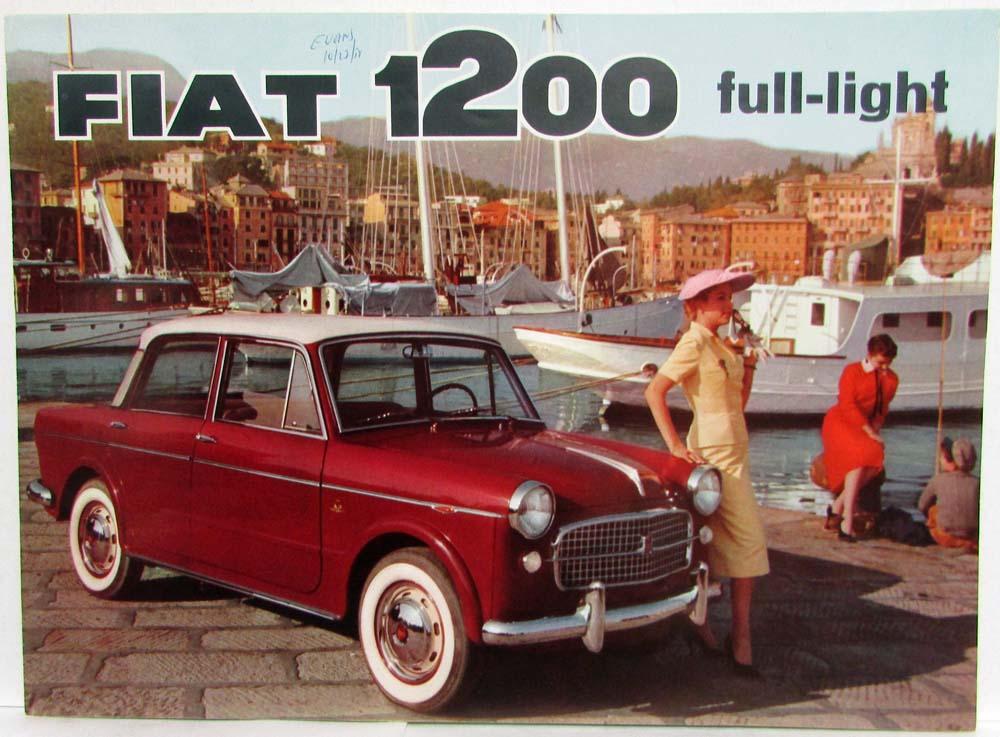 1958 Fiat 1200 Full-Light Sales Folder