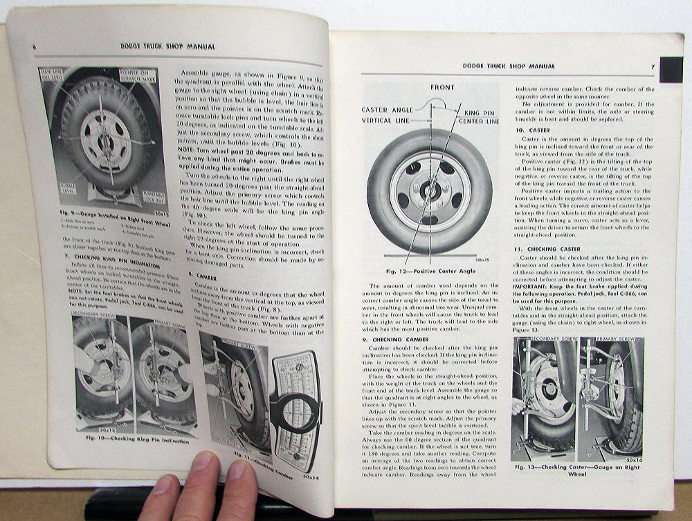 1957 Dodge Truck Dealer Service Shop Repair Manual K Series Pickup H/D Bus