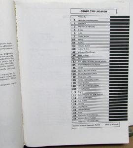1996 Chrysler Dodge Viper GTS Coupe Dealer Service Shop Repair Manual V10