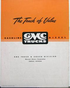GMC 1948 1949 ? Dump Models AC 770 870 890 Truck Sales Brochure Dtd 5 48