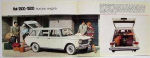 1961 Fiat 1300-1500 Station Wagon Sales Folder