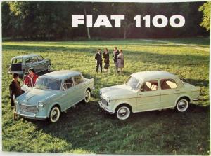 1961 Fiat 1100 Sales Folder - French Text