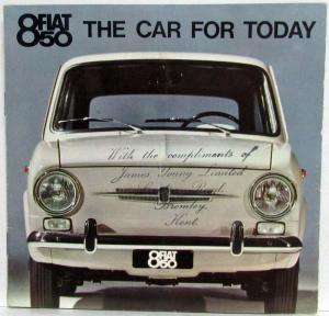 1961 Fiat 850 The Car for Today Sales Brochure
