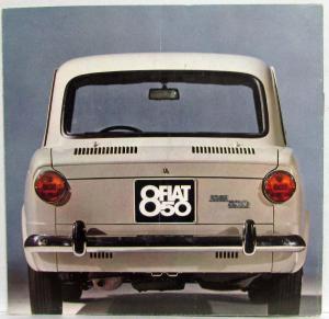 1961 Fiat 850 The Car for Today Sales Brochure